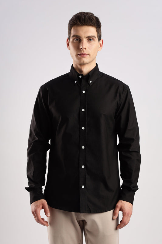 Black Oxford Shirt