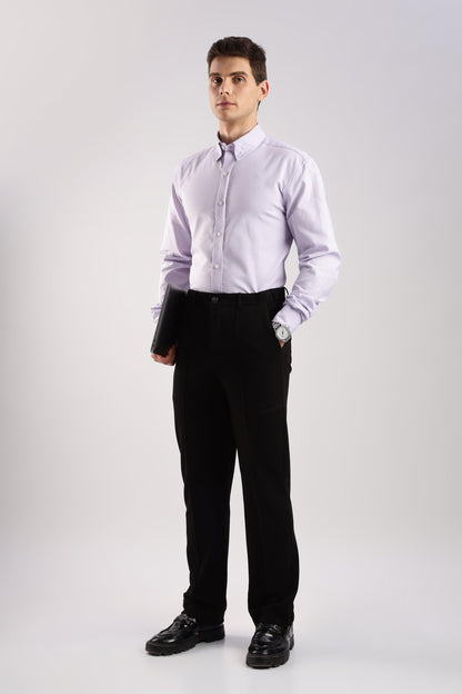 Lavender Oxford Shirt - Weaverbird-Creating Your Dream Attire
