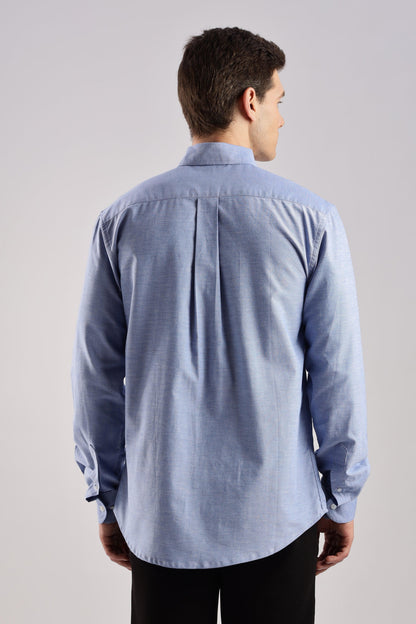Chambray Blue Oxford Shirt