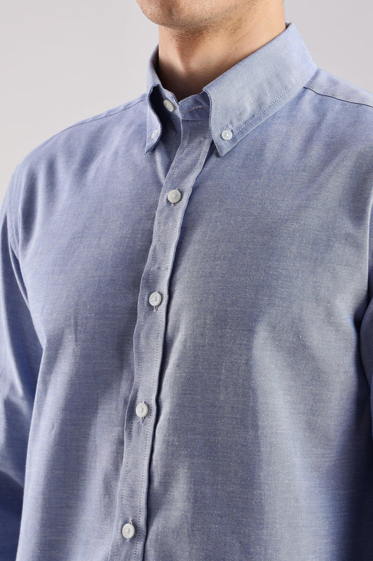 Chambray Blue Oxford Shirt