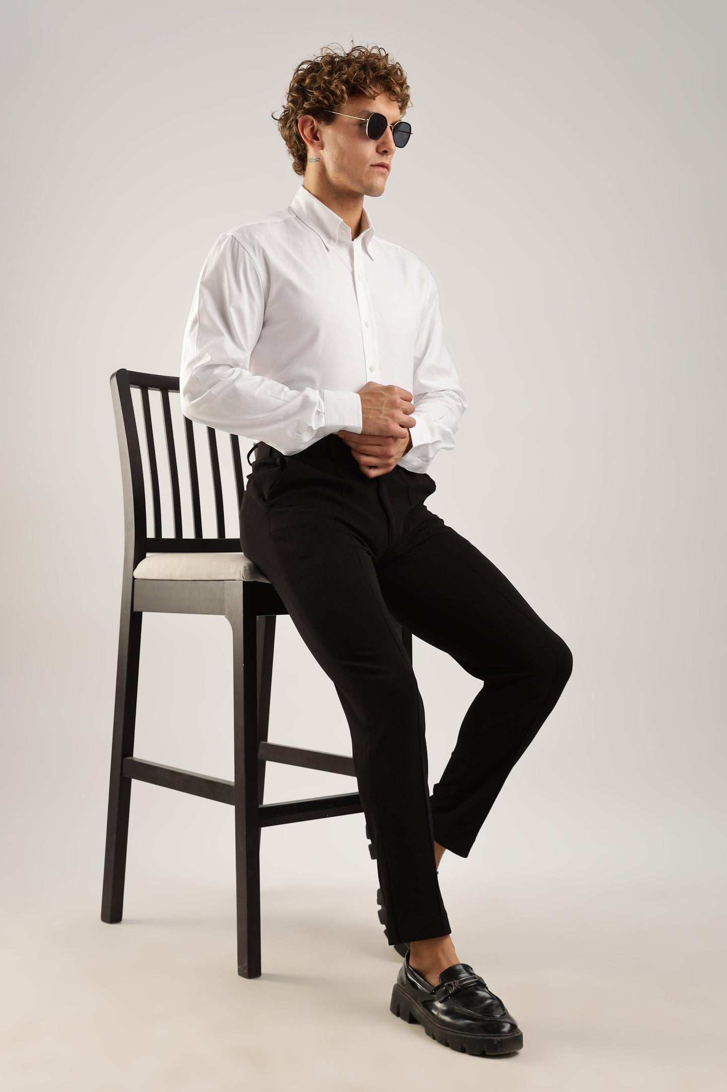Plain White Oxford Shirt