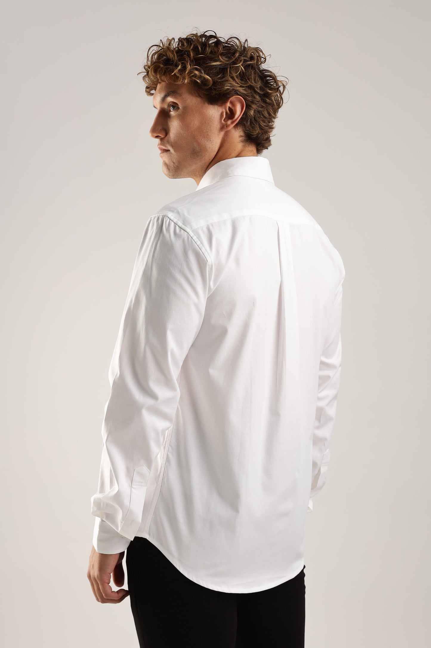 Plain White Oxford Shirt
