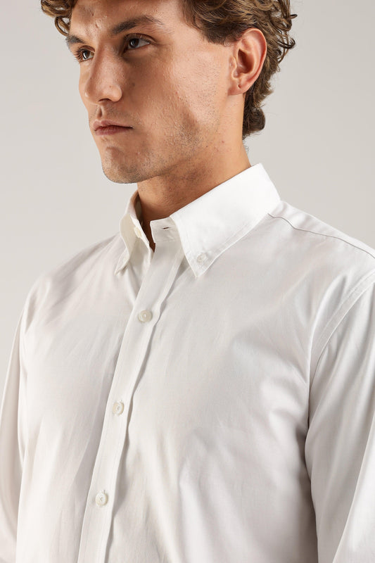 Plain White Oxford Shirt